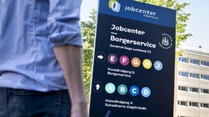 Ledighed og arbejdsløshed: Ledige og arbejdsløse for rådgivning og hjælp i Jobcenteret på Gammel Køge Landevej i København